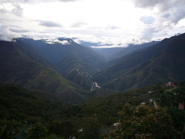 Coroico from Hotel restaurant